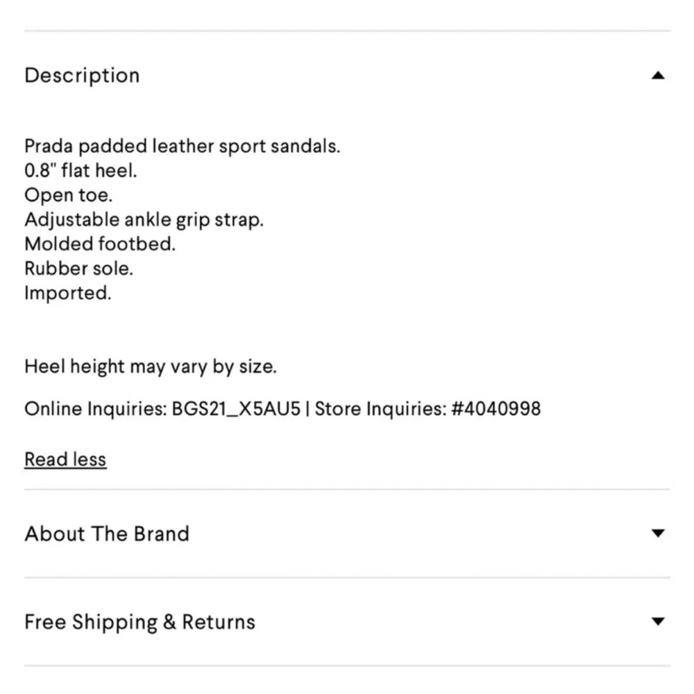 Prada padded leather sports sandals - Picture 15 of 16